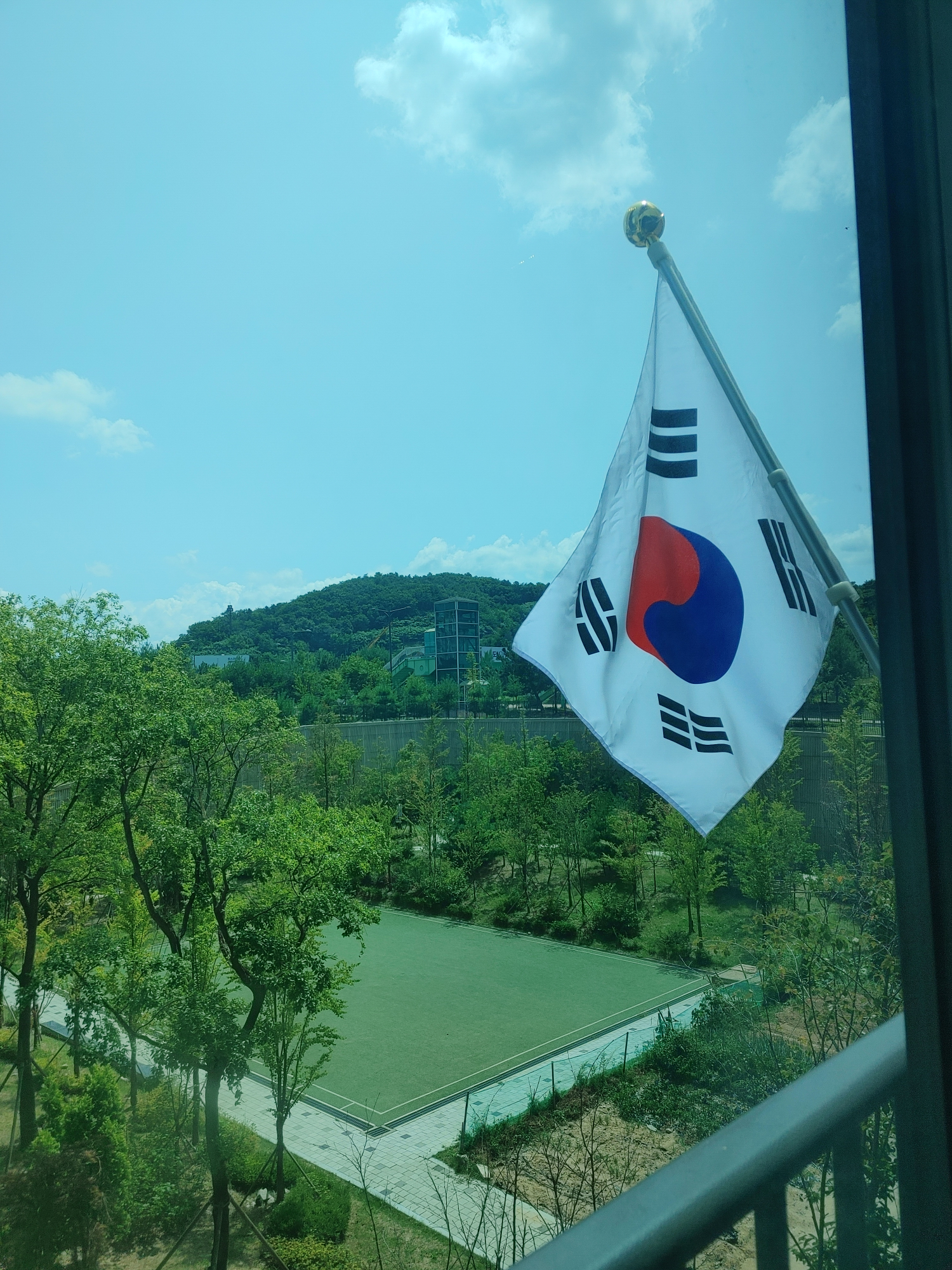 태극기 인증 사진